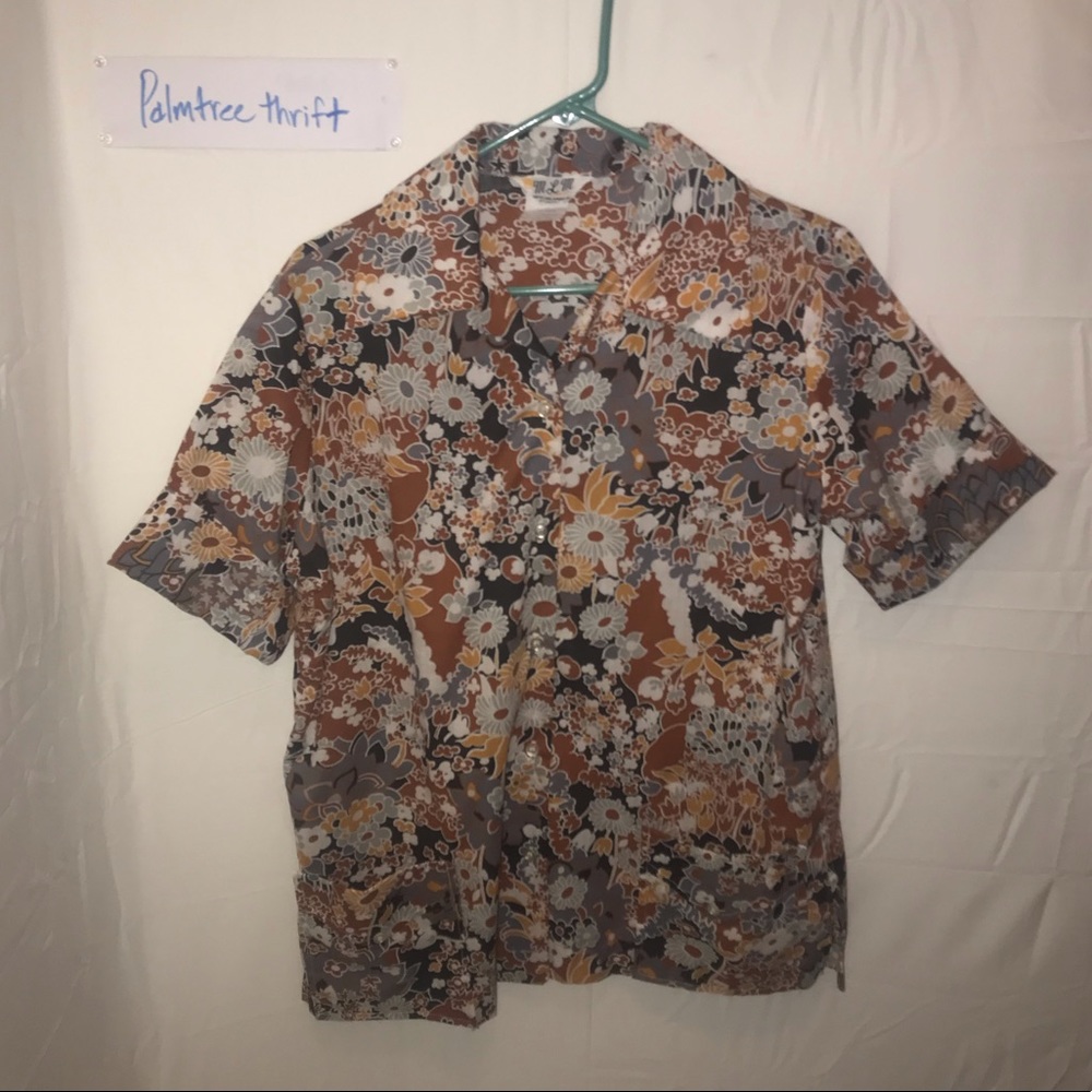 1970’s women’s button up shirt
